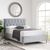 Loxley Grey Fabric Ottoman Storage Bed - Sizes Available