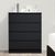 Oslo Black 4 Drawer Chest