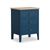 Marlow Blue 3 Drawer Bedside Cabinet