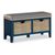 Marlow Blue Storage Bench