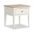 Marlow White 1 Drawer Lamp Table