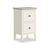 Marlow White 2 Drawer Narrow Bedside Cabinet