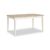 Marlow White 6-8 Seater Extending Dining Table - 150cm-200cm