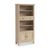 Modern Country Oak 2 Door Display Unit