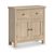 Modern Country Oak 2 Door Small Sideboard - 75cm