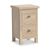Modern Country Oak 2 Drawer Narrow Bedside Cabinet