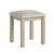 Modern Country Oak Dressing Padded Stool