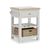 Modern Grey Painted 1 Drawer Small Kitchen Island
