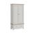 Modern Grey Painted 2 Door 1 Drawer Wardrobe