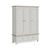 Modern Grey Painted 3 Door 2 Drawer Wardrobe