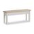 Modern Grey Painted Shallow Storage Dining Bench