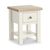Modern White Painted 1 Drawer Square Lamp Table