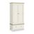 Modern White Painted 2 Door 1 Drawer Wardrobe