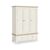 Modern White Painted 3 Door 2 Drawer Wardrobe