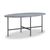 Marmora Grey Marble Oval Coffee Table