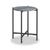 Marmora Grey Marble Round Side Table