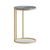 Marmora Grey Marble and Gold Round C Side Table