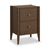 Paris Dark Oak 2 Drawer Bedside Cabinet
