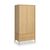 Paris Oak 2 Door 1 Drawer Wardrobe