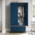 Marlow Blue 2 Door 1 Drawer Wardrobe