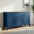 Marlow Blue 3 Door Medium Sideboard - 130cm