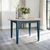 Marlow Blue 4-6 Seater Round Extending Dining Table - 120cm-155cm