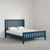 Marlow Blue 4ft 6in Double Slatted Bed