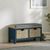Marlow Blue Storage Bench