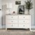 Marlow White 6 Drawer Wide Chest