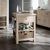 Modern Country Oak 1 Drawer Small Kitchen Island