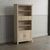 Modern Country Oak 2 Door Display Unit