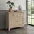 Modern Country Oak 2 Door Small Sideboard - 90cm