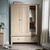 Modern Country Oak 3 Door 2 Drawer Wardrobe