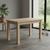 Modern Country Oak 4-6 Seater Extending Dining Table - 120cm-160cm