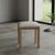 Modern Country Oak Dressing Padded Stool