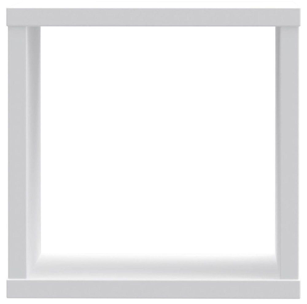 Mauro White High Gloss Singular Open Shelving Unit CFS UK