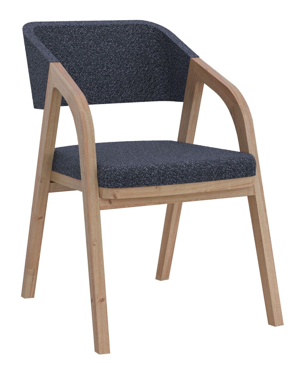 Set Of Layne Piper Oak And Basalt Dining Chair Cfs Uk