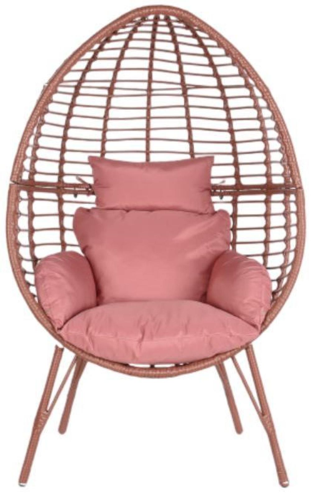 Garden Terracotta Rattan Outdoor Armchair CFS UK