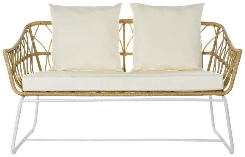 Garden Synthetic Rattan Couch Sofa with Cushion CFS UK