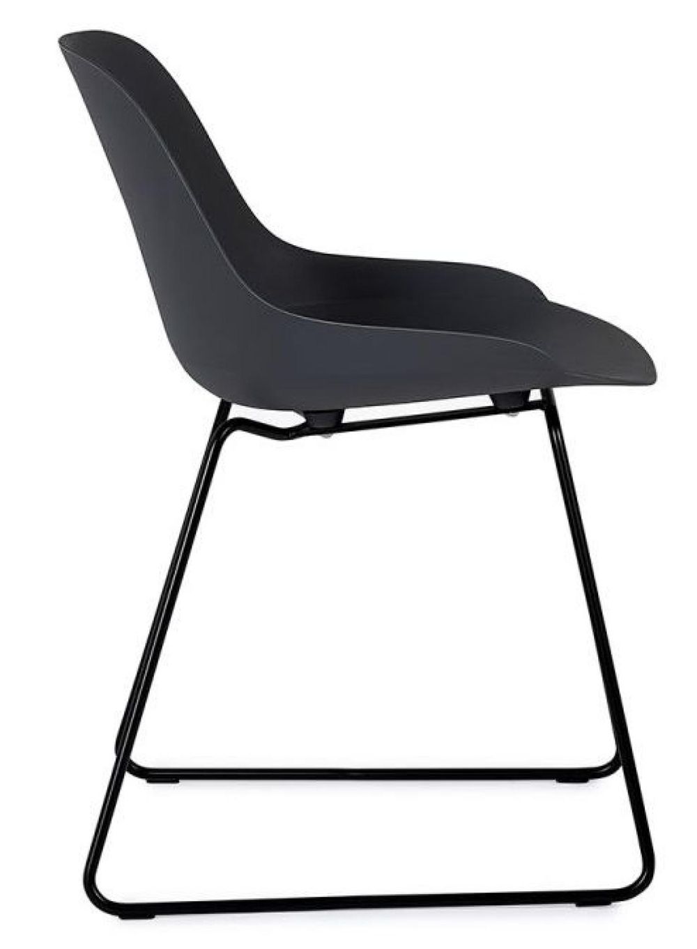 Set of 2 Rocco Dark Grey Dining Chairs CFS UK