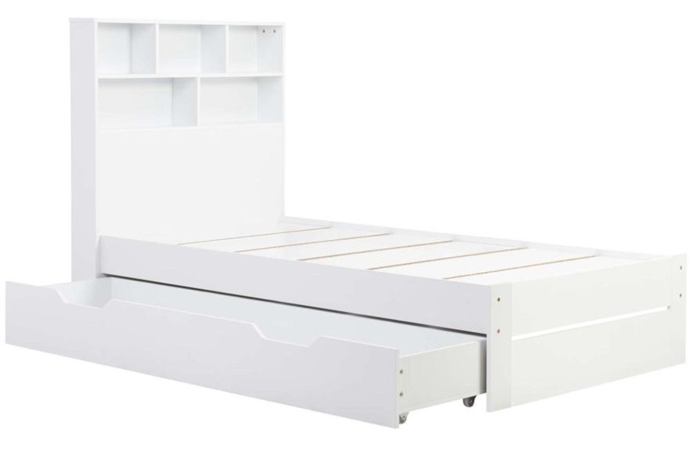 Alfie White Storage Bed Sizes Available CFS UK