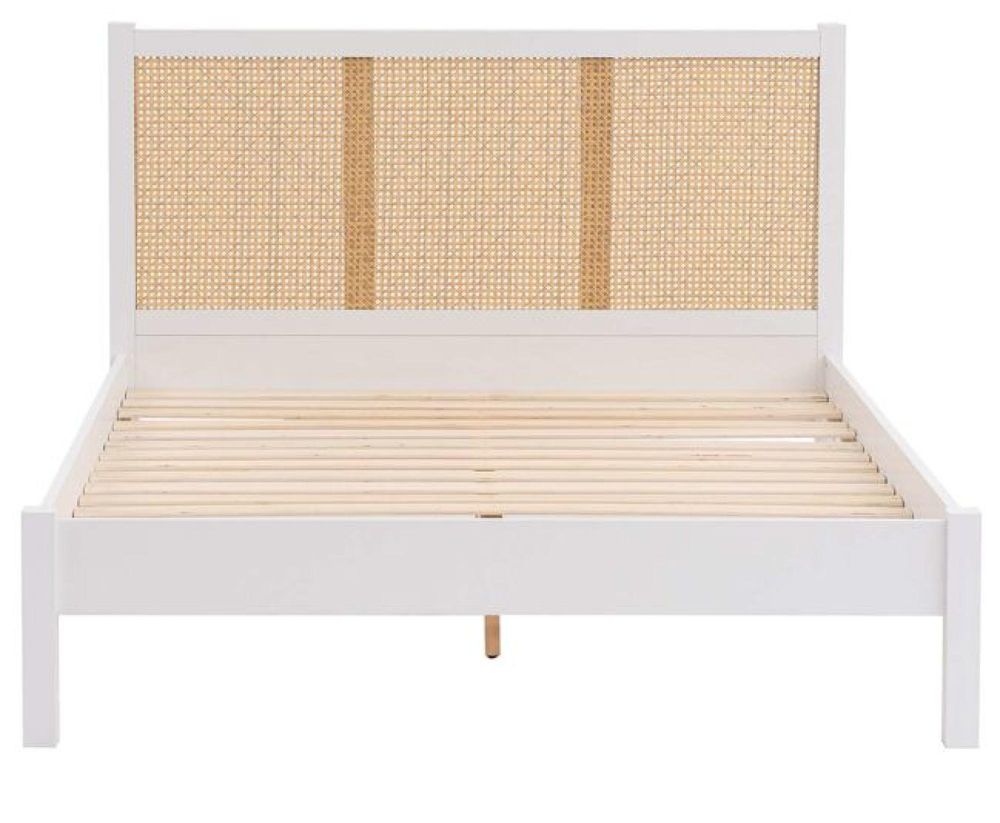 Croxley White and Rattan Bed Sizes Available CFS UK