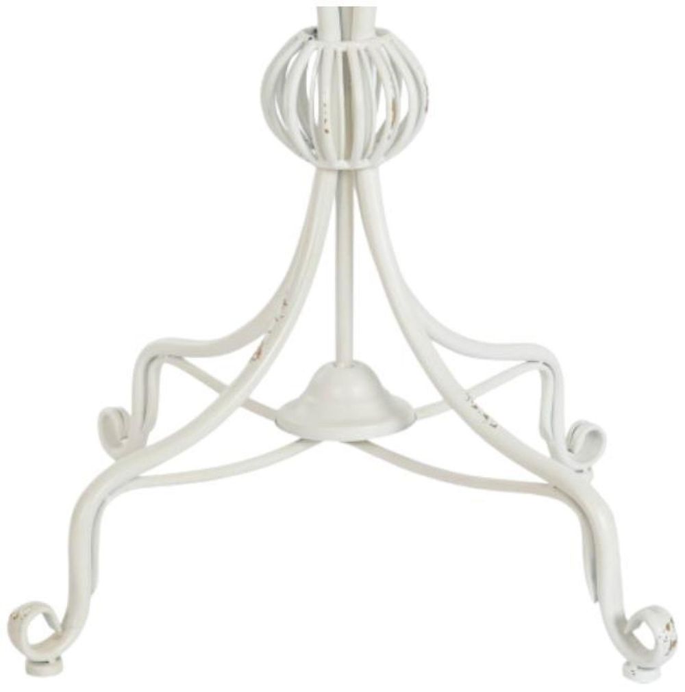 Traditional White Metal Side Table CFS UK