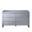 Seville Mirrored 6 Drawer Wide Chest