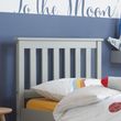 Denver Grey Slatted Bed - Sizes Available