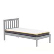 Denver Grey Slatted Bed - Sizes Available
