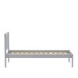 Denver Grey Slatted Bed - Sizes Available