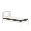 Denver White Slatted Bed - Sizes Available