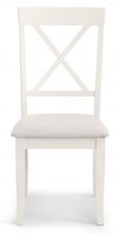 2 x Davenport Ivory Cross Back Dining Chair