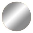 Jersey Brass Round Wall Mirror - 100cm x 100cm